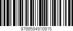 Código de barras (EAN, GTIN, SKU, ISBN): '9788584910915'