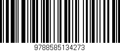 Código de barras (EAN, GTIN, SKU, ISBN): '9788585134273'