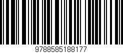 Código de barras (EAN, GTIN, SKU, ISBN): '9788585188177'