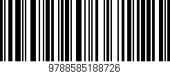 Código de barras (EAN, GTIN, SKU, ISBN): '9788585188726'