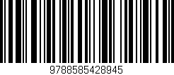 Código de barras (EAN, GTIN, SKU, ISBN): '9788585428945'