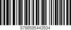 Código de barras (EAN, GTIN, SKU, ISBN): '9788585443504'