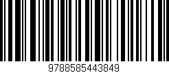 Código de barras (EAN, GTIN, SKU, ISBN): '9788585443849'