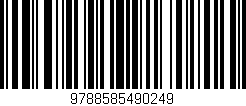 Código de barras (EAN, GTIN, SKU, ISBN): '9788585490249'