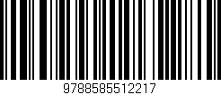 Código de barras (EAN, GTIN, SKU, ISBN): '9788585512217'