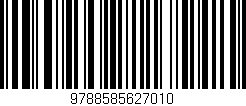 Código de barras (EAN, GTIN, SKU, ISBN): '9788585627010'