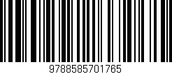 Código de barras (EAN, GTIN, SKU, ISBN): '9788585701765'