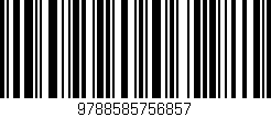Código de barras (EAN, GTIN, SKU, ISBN): '9788585756857'
