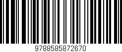 Código de barras (EAN, GTIN, SKU, ISBN): '9788585872670'