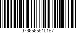 Código de barras (EAN, GTIN, SKU, ISBN): '9788585910167'
