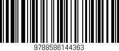 Código de barras (EAN, GTIN, SKU, ISBN): '9788586144363'