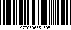 Código de barras (EAN, GTIN, SKU, ISBN): '9788586551505'