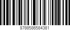 Código de barras (EAN, GTIN, SKU, ISBN): '9788586584381'