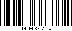 Código de barras (EAN, GTIN, SKU, ISBN): '9788586707094'