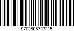 Código de barras (EAN, GTIN, SKU, ISBN): '9788586707315'