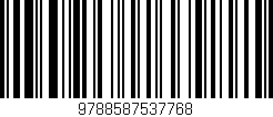 Código de barras (EAN, GTIN, SKU, ISBN): '9788587537768'