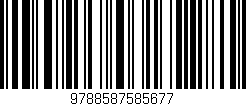 Código de barras (EAN, GTIN, SKU, ISBN): '9788587585677'