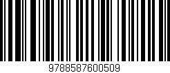 Código de barras (EAN, GTIN, SKU, ISBN): '9788587600509'