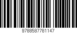 Código de barras (EAN, GTIN, SKU, ISBN): '9788587781147'