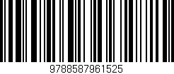 Código de barras (EAN, GTIN, SKU, ISBN): '9788587961525'