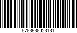 Código de barras (EAN, GTIN, SKU, ISBN): '9788588023161'