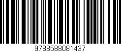 Código de barras (EAN, GTIN, SKU, ISBN): '9788588081437'
