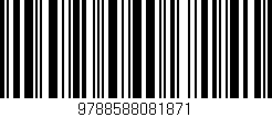 Código de barras (EAN, GTIN, SKU, ISBN): '9788588081871'