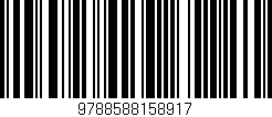 Código de barras (EAN, GTIN, SKU, ISBN): '9788588158917'