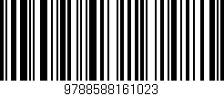 Código de barras (EAN, GTIN, SKU, ISBN): '9788588161023'