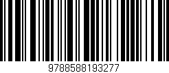 Código de barras (EAN, GTIN, SKU, ISBN): '9788588193277'