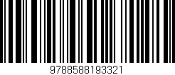 Código de barras (EAN, GTIN, SKU, ISBN): '9788588193321'