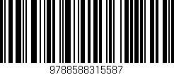 Código de barras (EAN, GTIN, SKU, ISBN): '9788588315587'