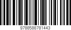 Código de barras (EAN, GTIN, SKU, ISBN): '9788588781443'