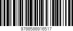 Código de barras (EAN, GTIN, SKU, ISBN): '9788588916517'