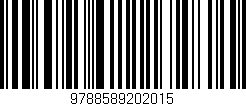 Código de barras (EAN, GTIN, SKU, ISBN): '9788589202015'