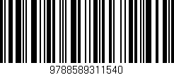 Código de barras (EAN, GTIN, SKU, ISBN): '9788589311540'