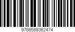 Código de barras (EAN, GTIN, SKU, ISBN): '9788589362474'