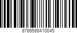 Código de barras (EAN, GTIN, SKU, ISBN): '9788589410045'