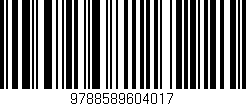 Código de barras (EAN, GTIN, SKU, ISBN): '9788589604017'