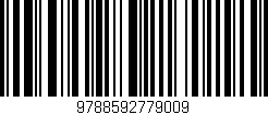 Código de barras (EAN, GTIN, SKU, ISBN): '9788592779009'