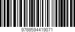Código de barras (EAN, GTIN, SKU, ISBN): '9788594419071'