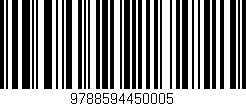 Código de barras (EAN, GTIN, SKU, ISBN): '9788594450005'