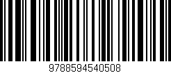 Código de barras (EAN, GTIN, SKU, ISBN): '9788594540508'