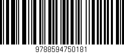 Código de barras (EAN, GTIN, SKU, ISBN): '9788594750181'