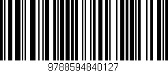 Código de barras (EAN, GTIN, SKU, ISBN): '9788594840127'
