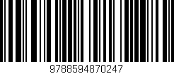 Código de barras (EAN, GTIN, SKU, ISBN): '9788594870247'