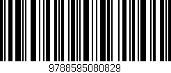 Código de barras (EAN, GTIN, SKU, ISBN): '9788595080829'