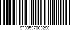 Código de barras (EAN, GTIN, SKU, ISBN): '9788597000290'