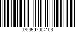 Código de barras (EAN, GTIN, SKU, ISBN): '9788597004106'