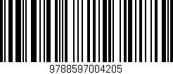 Código de barras (EAN, GTIN, SKU, ISBN): '9788597004205'